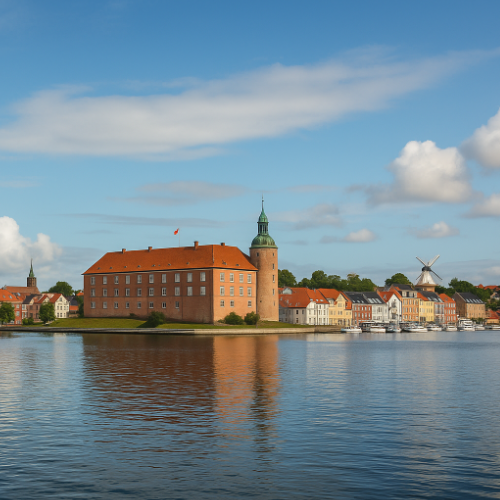 Skyline over Sønderborg bybillede