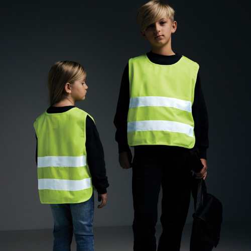 Børn i refleksveste