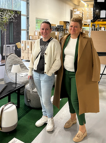 Smilende kunder til julegavemessen