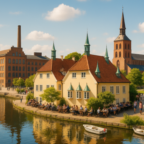 Skyline over Odense