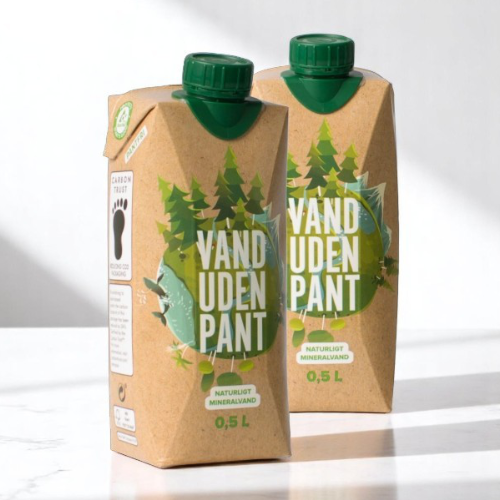 Vand i miljøvenlig emballage