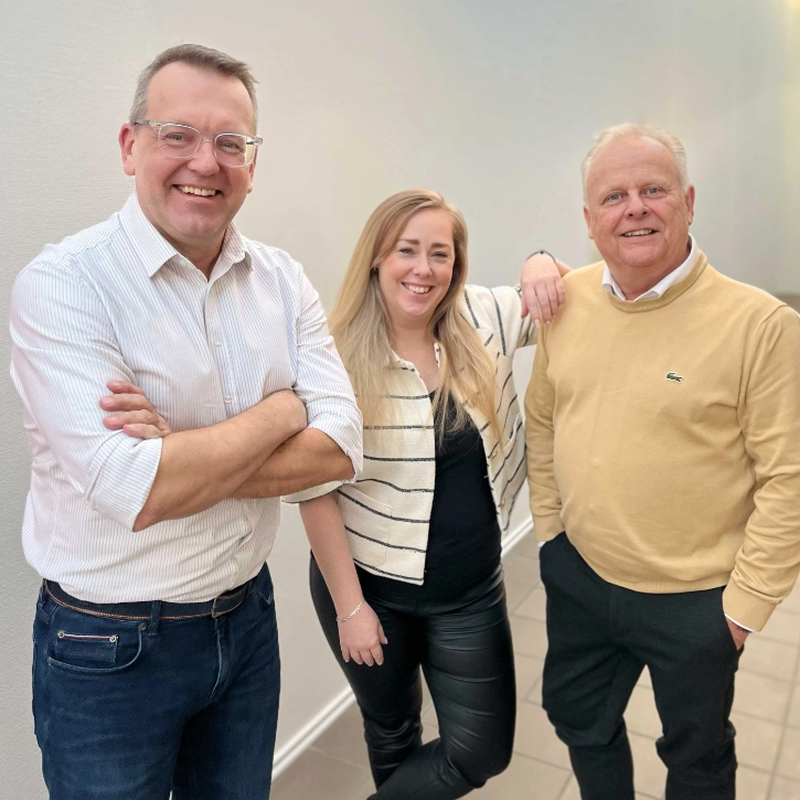 Bo, Kristina og John på et fællesbillede