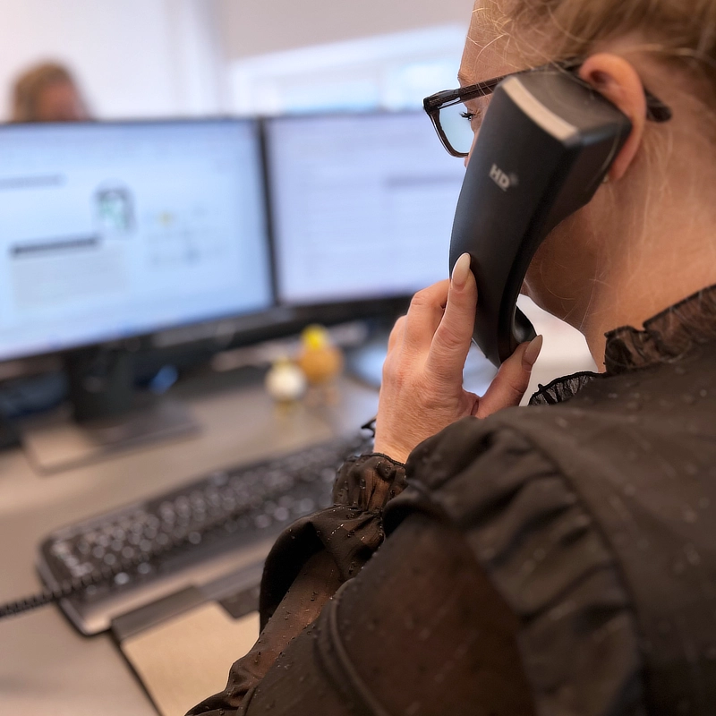 Kundeservice ved telefonen