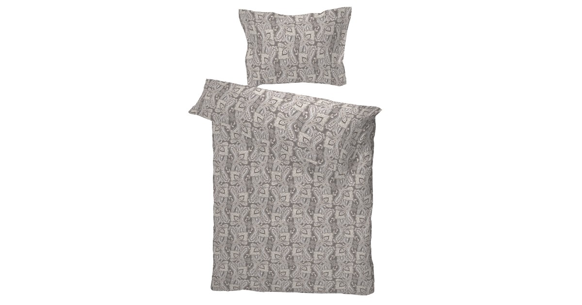 Borås Cotton Milazzo sengesæt i grå