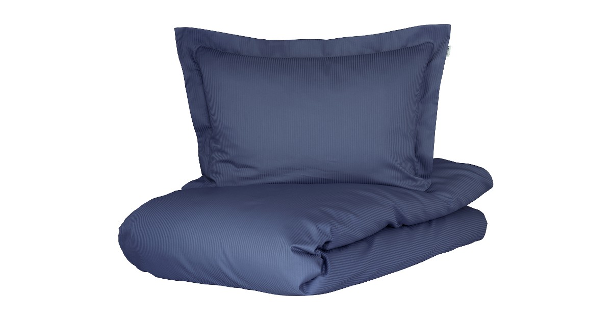 Turiform Turistripa sengesæt i blå