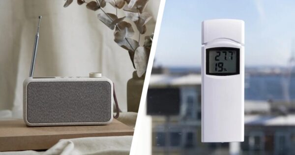 KREAFUNK aTUNE CARE DAB+radio med Bluetooth & Rosenborg vejrstation med hygro/baro