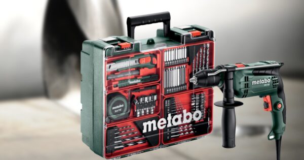 Metabo SBE 650 slagboremaskine med tilbehør