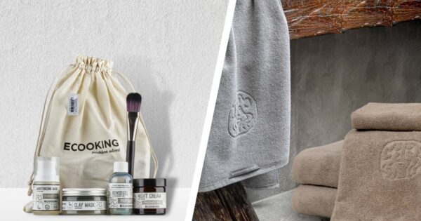 Ecooking parfumefri aftenrutine & Georg Jensen Damask håndklæder – Gave S