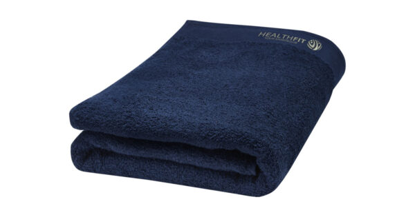 Ellie 550 g/m² håndklæde i bomuld 70x140 cm inkl. logotryk