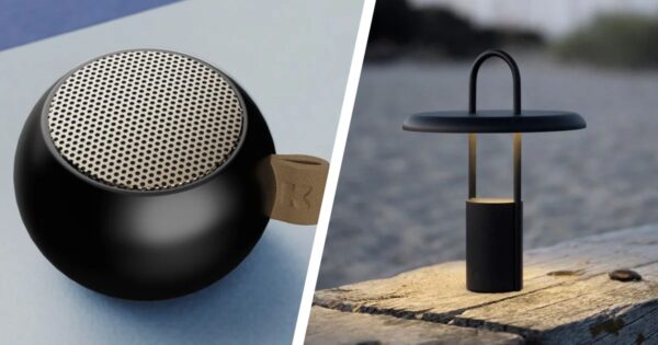 Stelton Pier LED lampe & Kreafunk aGO mini Bluetooth højtaler