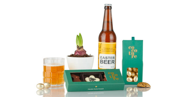 Nature easter giftbox with beer