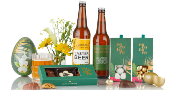 Big easter giftbox with beer